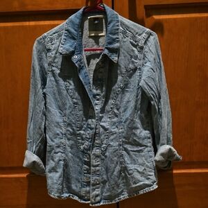 Universal Thread Blue Denim Shirt